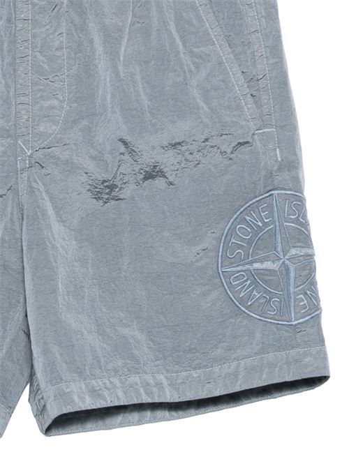 Boxer mare bambino Stone Island celeste STONE ISLAND KIDS | B100001S0043V004A